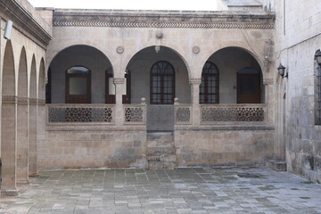 Wall Mural - entrance to the church