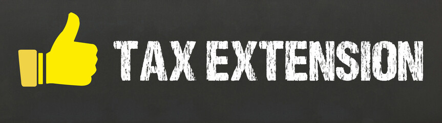 Canvas Print - Tax extension	