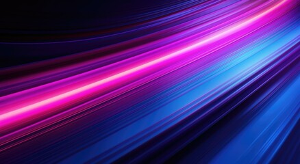 abstract futuristic neon background with glowing ascending lines. fantastic wallpaper