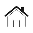 © Andrii - House icon on a white background. Illustration