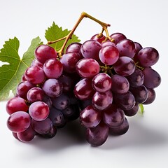 Wall Mural - Grapes isolated on white background