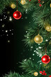 © milicenta - Postcard template for Merry Christmas and Happy New Year.