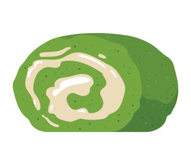 Sticker - matcha tea pastry icon