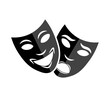 Vector theatrical masks 
