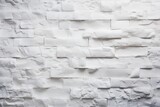 Fototapeta  - ceglasta ściana, biała cegła, tynk popękany zabarwiony