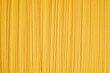 pasta abstract pattern food background  on yellow pastel background