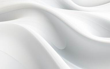 Smooth white wave background 