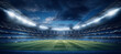 © MUS_GRAPHIC - Soccer football stadium with floodlights