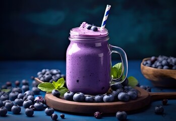 Blueberry smoothie