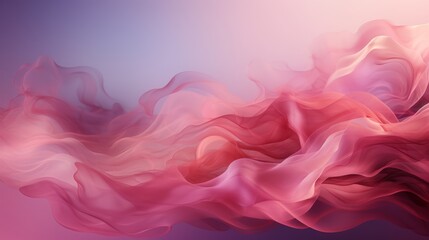 Wall Mural - an abstract pink backdrop with flowing lines. generative ai.