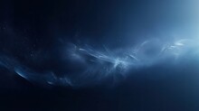 Dark Blue And Glow Particle Abstract Background.