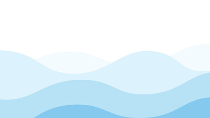 Wall Mural - Blue Wave Background Abstract Wallpaper Design