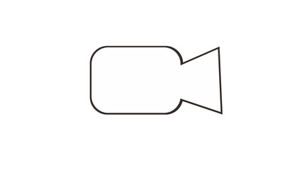 Naklejka na meble CAMERA ICON