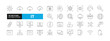 © Bilal - Set of 36 Information Technology line icons set. IT outline icons with editable stroke collection. Includes Computer, Link Building, Page Optimization, Analytics, Cloud Computing and More.
