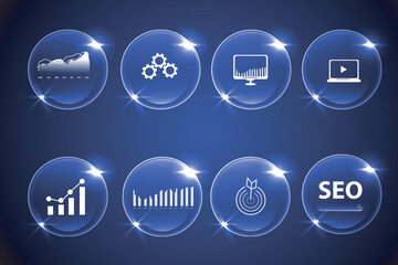 SEO icon technology concept