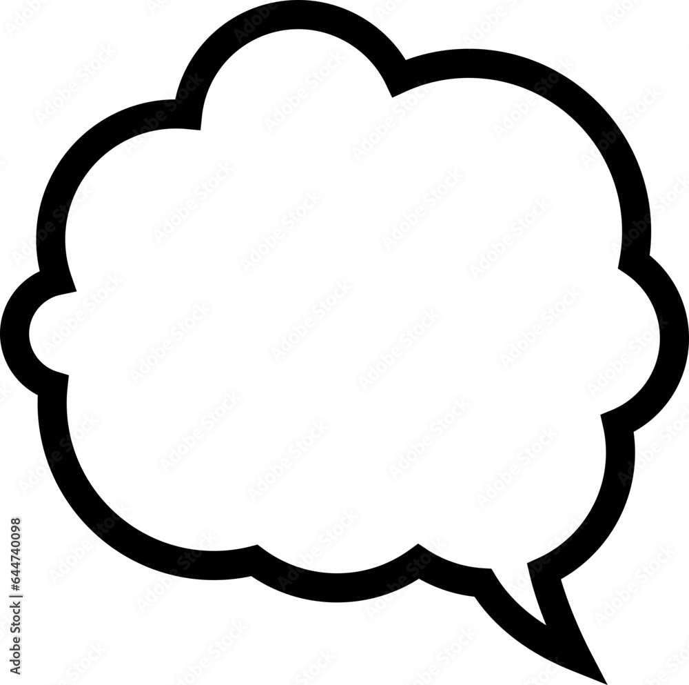 말풍선 벡터 일러스트 디자인 Stock Vector | Adobe Stock