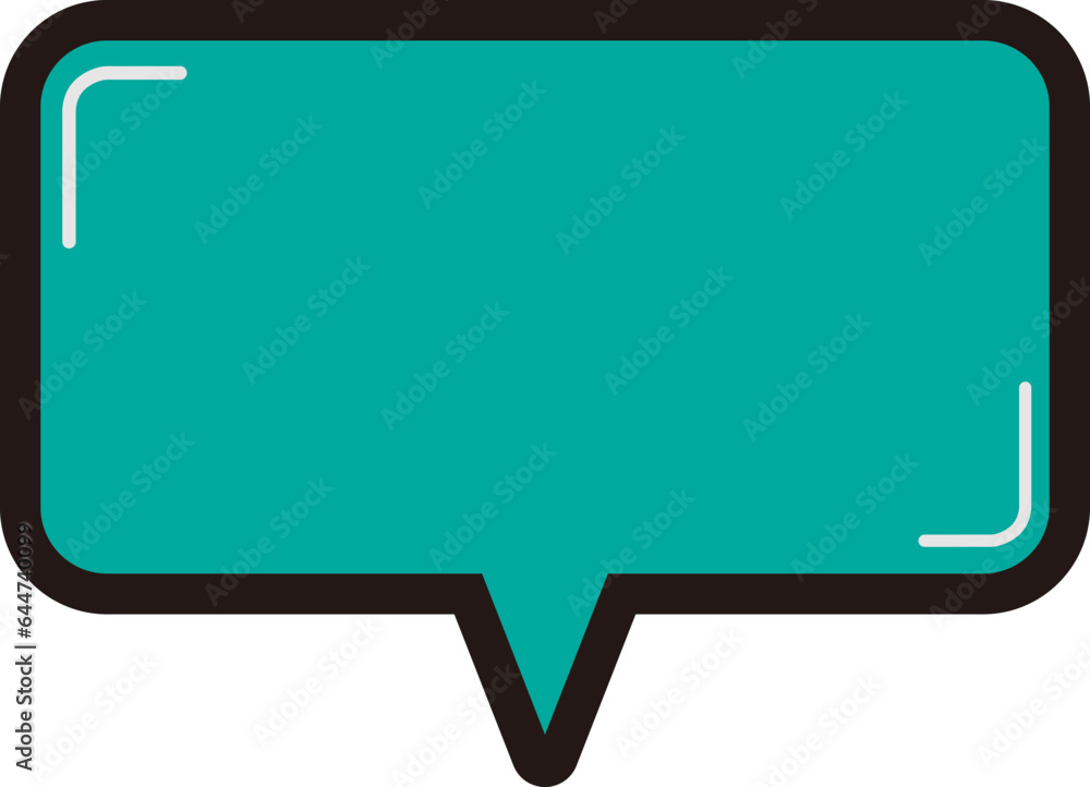 말풍선 벡터 일러스트 디자인 Stock Vector | Adobe Stock