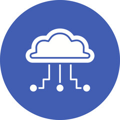 Sticker - Cloud Computing Icon