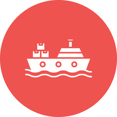 Sticker - Cargo Ship Icon