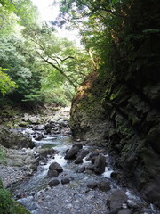 Canvas Print - Amano Iwato Shrine and Amano Yasukawara, Cave where the sun goddess hid herself