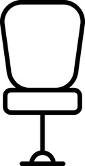 Poster - Office chsvgr icon in line art.