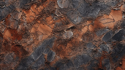 Sticker - aerial view of the beautiful canyon, brown background