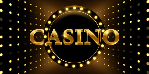 Wall Mural - casino background vector illustration for gambling poster banner elegant design