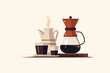 coffee vector flat minimalistic asset isolated illustration