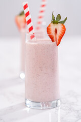 Sticker - Strawberry banana smoothie