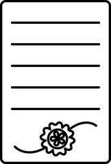 Poster - Isolated Letter With Rakhi Icon In Line Art.