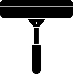 Poster - Isolated Razor Icon In B&W Color.