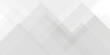© armans - Abstract white and gray background design with layers of textured white transparent material in triangle and squares shapes. White color technology concept geometric line vector background.
