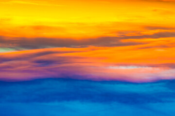 Wall Mural - sunset dramatic sky with dramatic clouds as nature sunset background