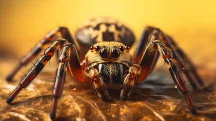 Canvas Print - Spider close-up.