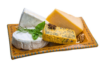 Wall Mural - Variety cheese assortment