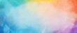 Chalk holder with macro rainbow isolated pastel background Copy space