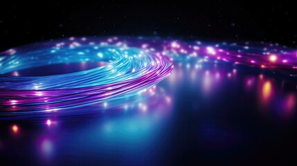 Fiber optic cable background