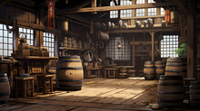 A Quaint Sake Brewery