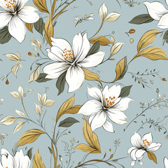 Wall Mural - Seamless Colorful Vintage Flowers Pattern.

Seamless pattern of Vintage Flowers in colorful style. Add color to your digital project with our pattern!