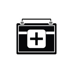 medicine storage box icon design, illustration design