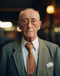 © vvalentine - portrait of a respectable elderly businessman, generative ai