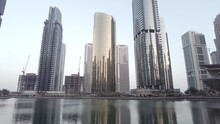 Jumeirah Lake Towers In Dubai, View From The Water