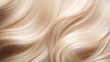 © GulArt - Blonde shiny highlight woman hair background texture, generative ai
