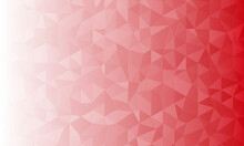 Irregular Shape Red Gradient Low Poly Background