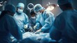 © Oulaphone - Professional doctor medical with teamwork performing surgical operation patient in hospital.