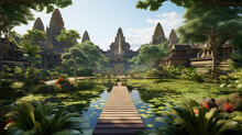 Sacred Greens: Exploring An Angkor Wat-inspired Ecology Monastery Landscape