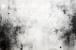 Abstract grunge texture on white background with grain, scratches and and Ink Paint Marks