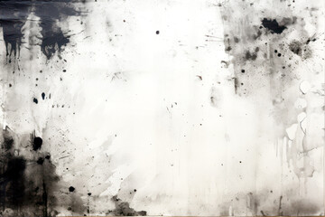 Wall Mural - Abstract grunge texture on white background with grain, scratches and and Ink Paint Marks