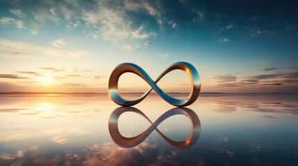 Infinity Symbol Abstract Background