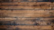 Old brown rustic dark grunge wooden timber wall or floor or table texture - wood background banner. generative ai.